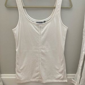 Anthropologie -VanessaVirginia -white detailed tank top